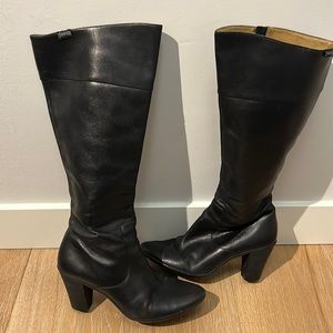 Camper Knee High Leather Boots